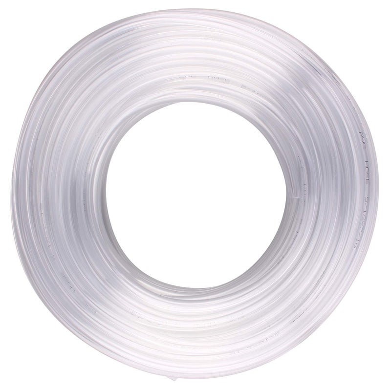 DERNORD PVC Tubing 5/16"ID X 7/16"OD Flexible Clear Vinyl Hose 100 Feet for Food Grade - Image 1